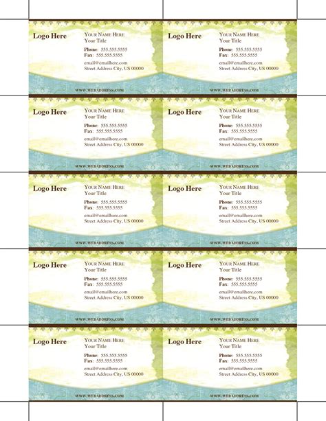 free printable business cards